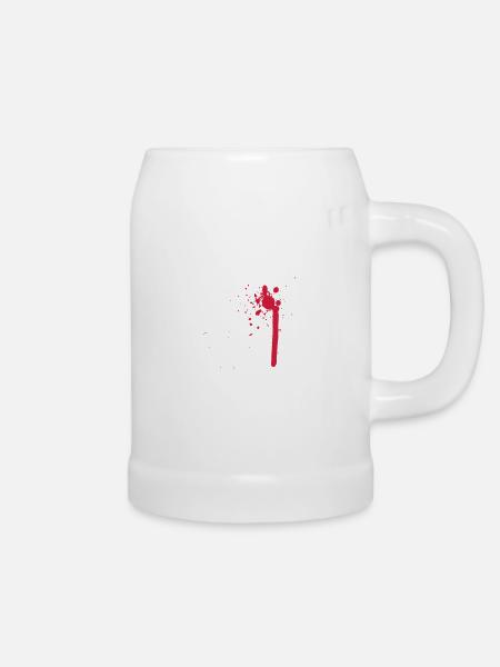 blut/blood - Bierkrug - Weiß