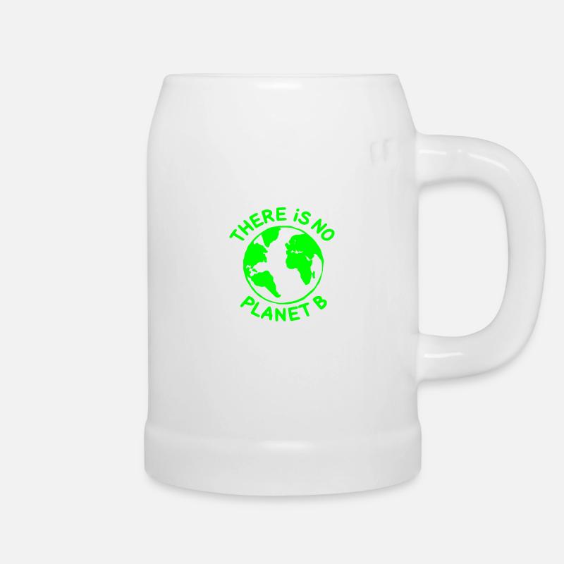 There is no planet B - Bierkrug - Weiß