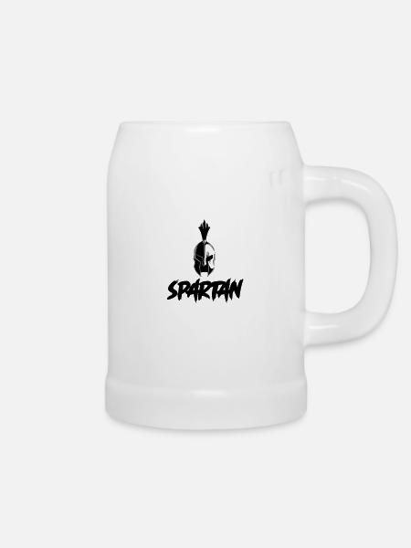 spartan - Bierkrug - Weiß