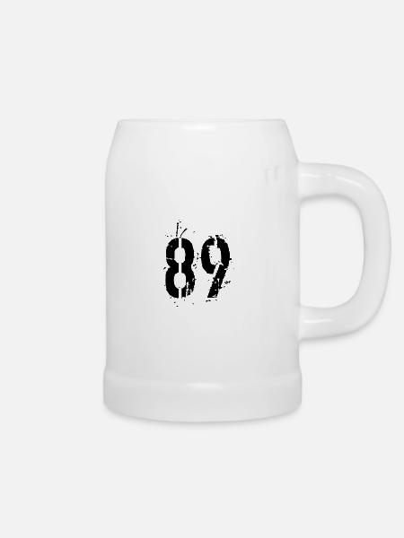 Nummer 89 - Bierkrug - Weiß