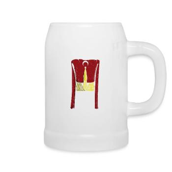 Osmanisches Reich Osmanischer Krieger Janitscharen - Bierkrug - Weiß - Rechts