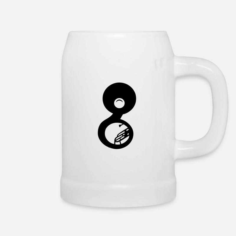 sousaphone - Beer Mug - white