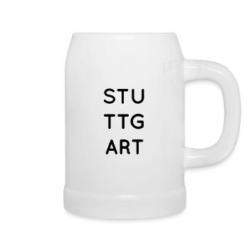 Stuttgart - Beer Mug - white - Right