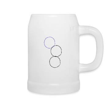 Déclaration Support Joke Geek cadeau d’anniversaire - Chope en céramique - blanc - Droite