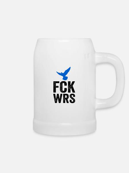 FCK WRS - Bierkrug - Weiß