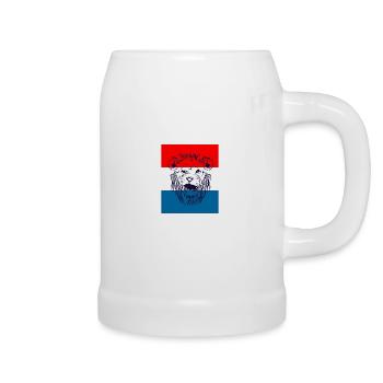 Pays-Bas - Chope en céramique - blanc - Droite