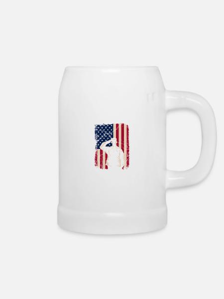 Veteran - Bierkrug - Weiß