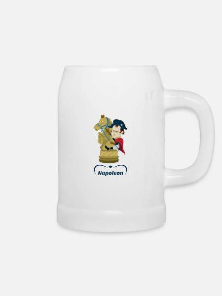 Napoleon - Bierkrug - Weiß
