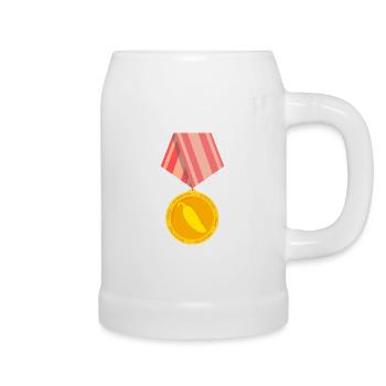 Jalapeno Medal - Beer Mug - white - Right