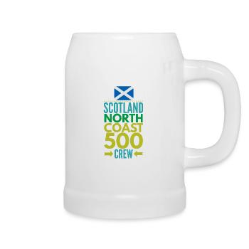 north coast 500 crew - Beer Mug - white - Right