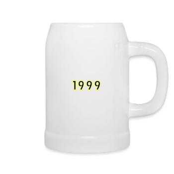 1999 Année Anniversaire - Chope en céramique - blanc - Droite