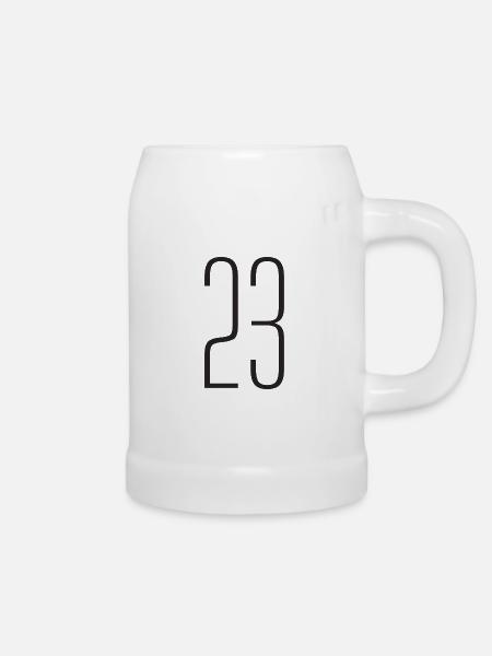 23 - Bierkrug - Weiß