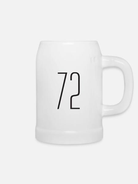 72 - Bierkrug - Weiß