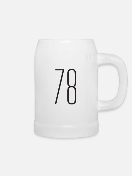 78 - Bierkrug - Weiß