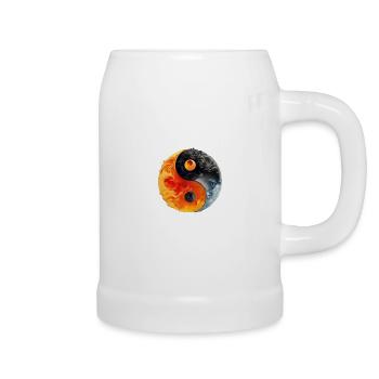 Yin Yang - Beer Mug - white - Right