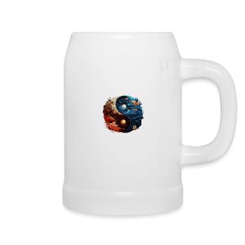 Yin Yang - Beer Mug - white - Right