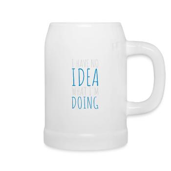 Aucune idée - Chope en céramique - blanc - Droite