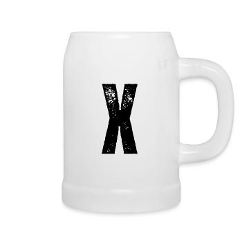X - Beer Mug - white - Right
