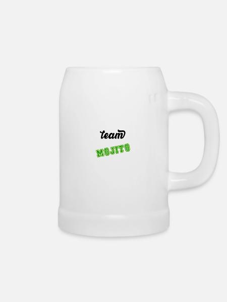 Team MOJITO - Bierkrug - Weiß