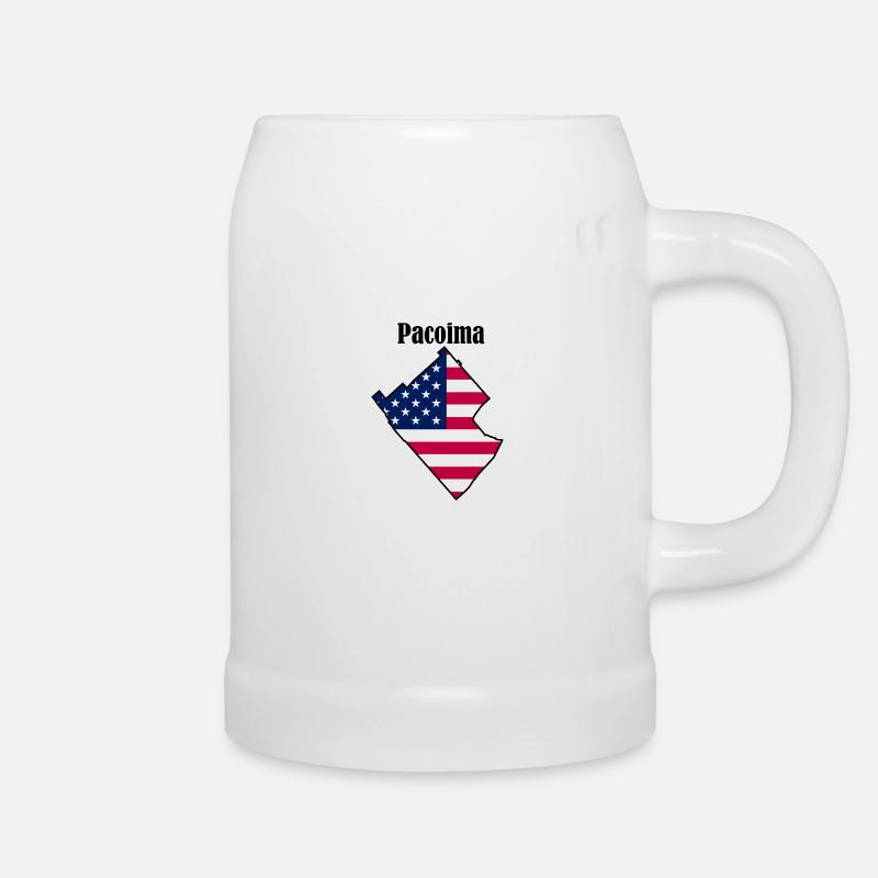 Pacoima - Beer Mug - white
