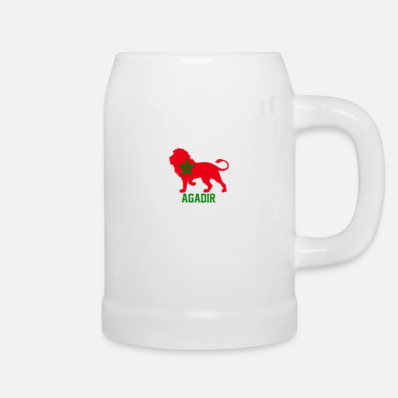 AGADIR - Bierkrug - Weiß
