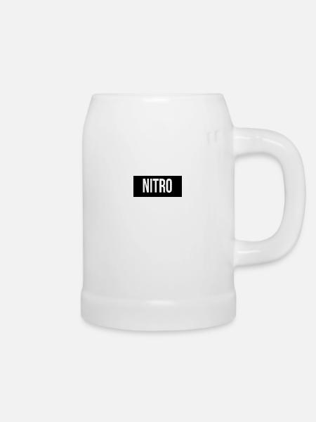 Nitro Merch - Bierkrug - Weiß