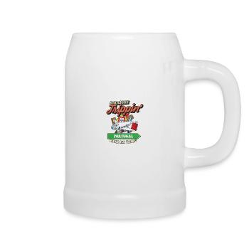 Voyage direct au Portugal avec ma tribu - Chope en céramique - blanc - Droite