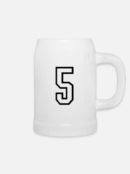 5 - Bierkrug - Weiß