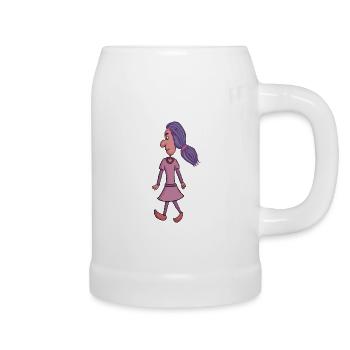 The Nose Family - Beer Mug - white - Right