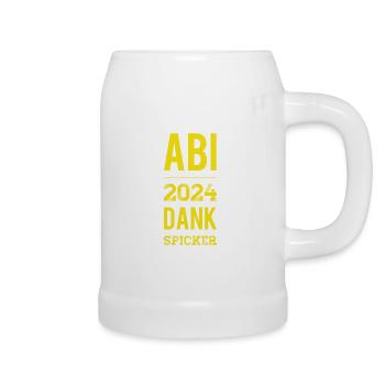 Funny High School Graduation Sayings - Beer Mug - white - Right