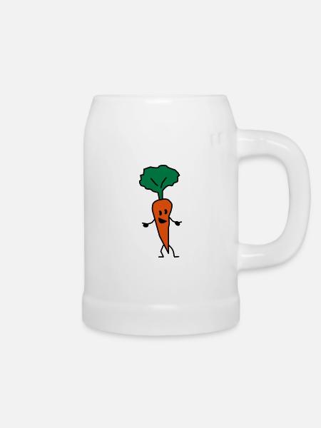 carrot - Bierkrug - Weiß