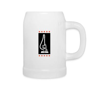 Staubsauger Putzen - Bierkrug - Weiß - Rechts