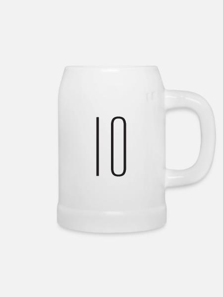 10 - Bierkrug - Weiß