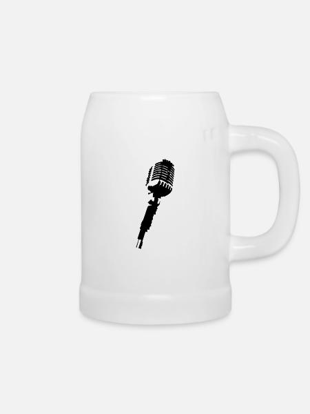 mic - Bierkrug - Weiß