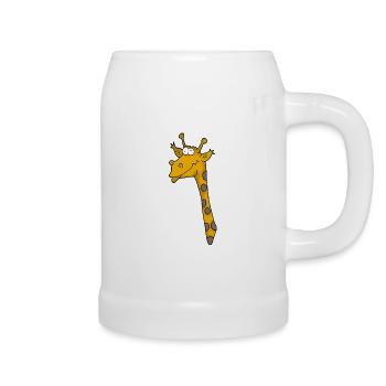 Giraffe 3 - Beer Mug - white - Right