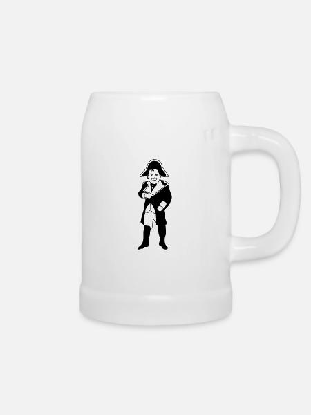 Napoleon - Bierkrug - Weiß