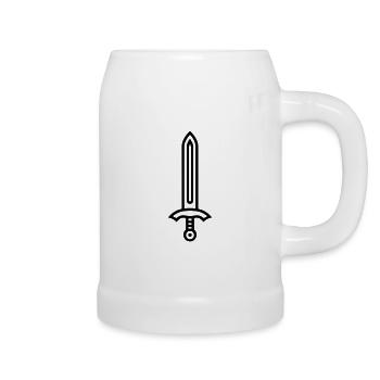 sword - Beer Mug - white - Right