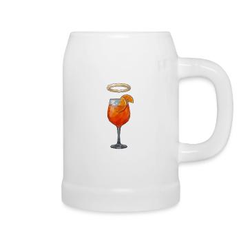 holy aperoly - Beer Mug - white - Right