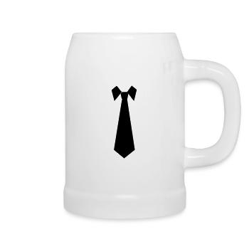 Tie - Beer Mug - white - Right
