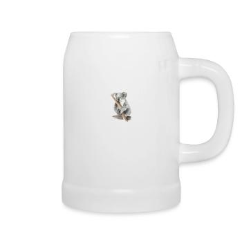 Koala - Bierkrug - Weiß - Rechts