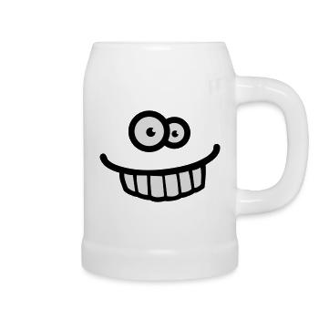 funny_face - Beer Mug - white - Right