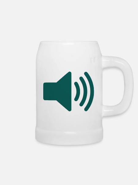 volume - Bierkrug - Weiß