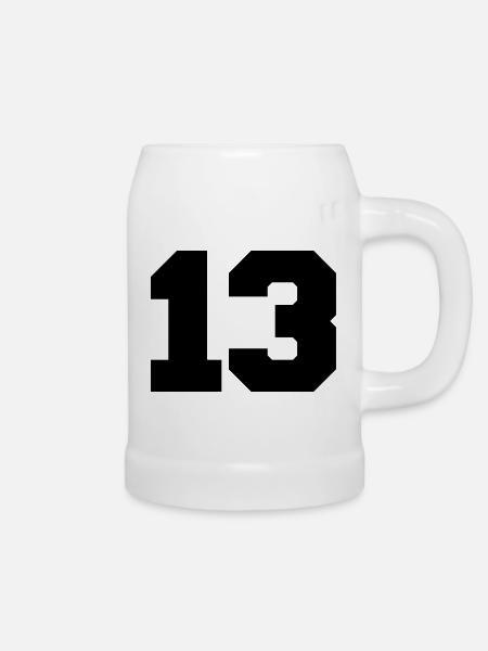 13 - Bierkrug - Weiß