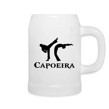 capoeira art martial afro-brésilien - Chope en céramique - blanc - Droite