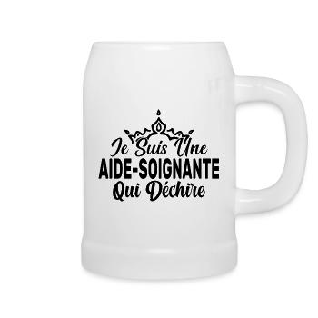 Je Suis Une Aide Soignante Qui Déchire Cadeau - Chope en céramique - blanc - Droite