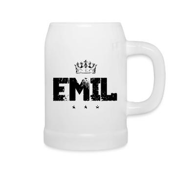 Emil - Bierkrug - Weiß - Rechts