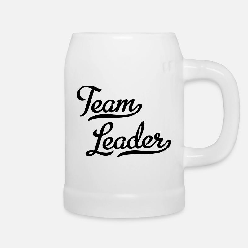 Teamleiter - Bierkrug - Weiß