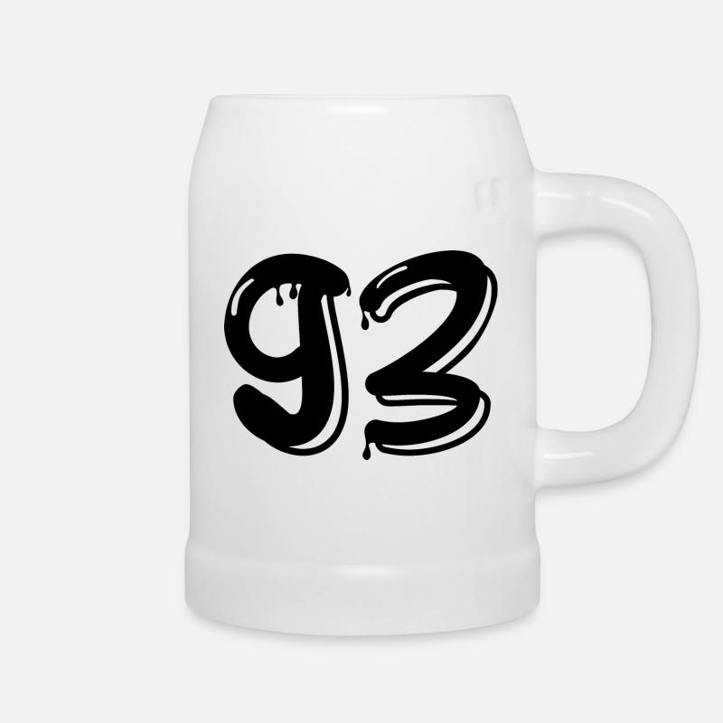 93 - Beer Mug - white