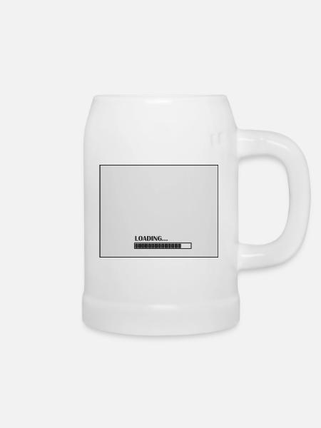 Loading Page - Bierkrug - Weiß