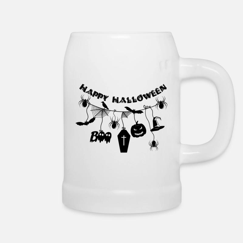 Halloween - Chope en céramique - blanc